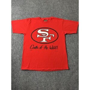 Mens 1994 San Francisco 49ers Calls of the Wild T Shirt USA, Size XL